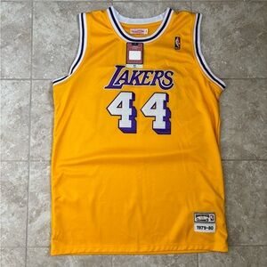 Los Angeles Lakers Jerry West 1979-80 #44 Jersey 2XL Mitchell & Ness NWT